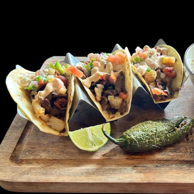 Tacos Al Carbon.