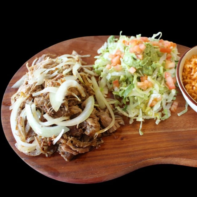 Carnitas Platter.